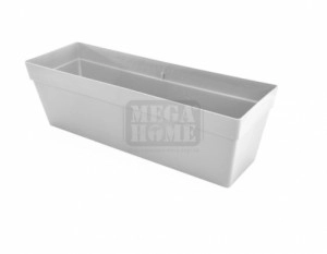 Саксия за балкон Serinova Plastik Yali 30x15.8xh17 см Саксия за балкон Serinova Plastik Yali 30x15.8xh17 см