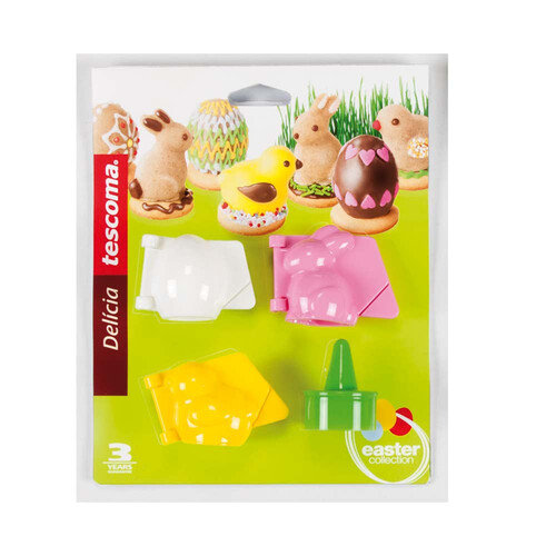 Форми за сладки с пълнеж Tescoma Delicia, 4 части