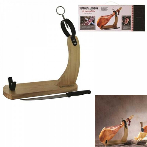 Стойка за хамон и бут с нож за нарязване на месото