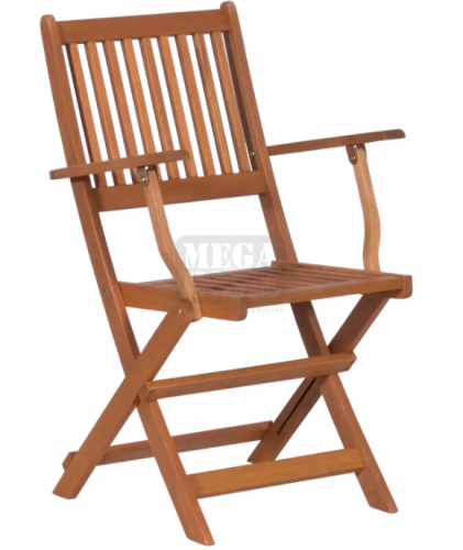 Сгъваем дървен градински стол MIKA