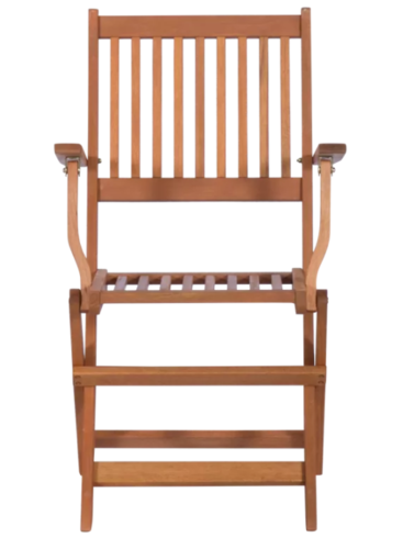 Сгъваем дървен градински стол MIKA