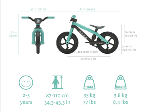 Колело за балансиране Chillafish BMXIE2