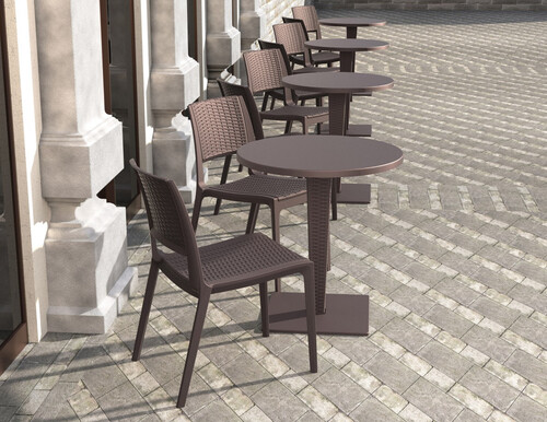 Кръгла маса Horecano Riva  Ø70xh74 см