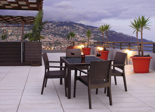 Квадратна маса Horecano Bali 94x94хh75 см