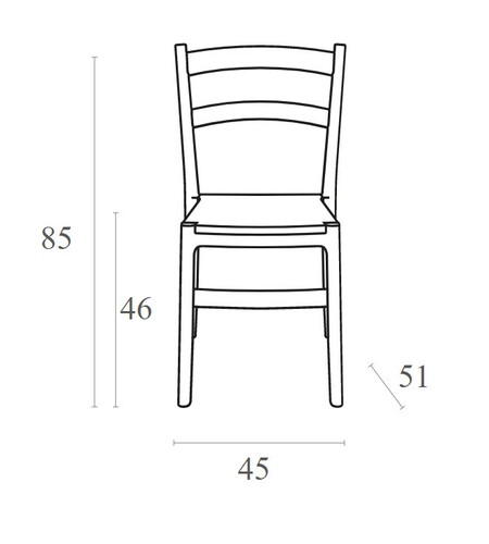 Стол Horecano Tiffany-S 45x51xh85 см
