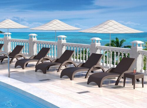 Шезлонг Horecano Fiji 187x73xh44 см