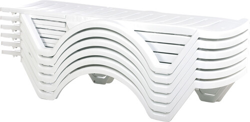 Шезлонг Horecano Aqua 187x50xh30 см