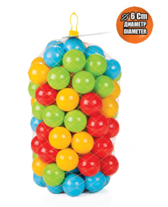 Топки за игра 100 броя в мрежа 06405 Pilsan Топки за игра 100 броя в мрежа 06405 Pilsan