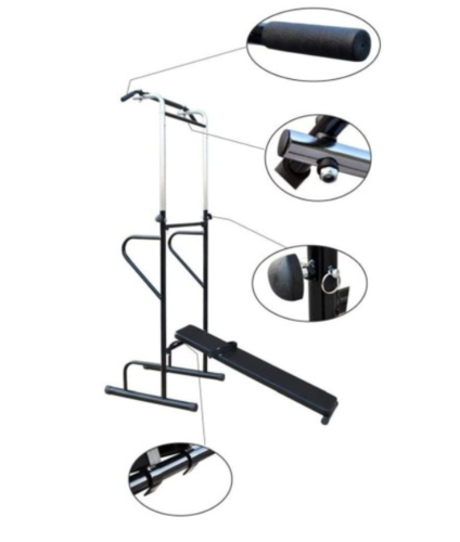 Комбинирана лежанка и стойка с лост Maxima