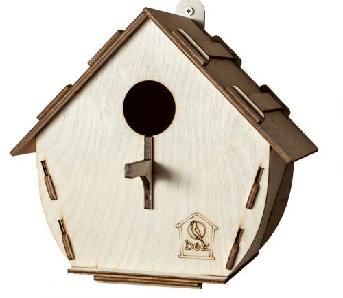 Къща за птици с двускатен покрив 4 мм BirdBox