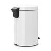 Кош за смет с педал Brabantia NewIcon 12L White-megahome.bg