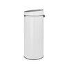 Кош за смет Brabantia Touch Bin New 30L White-megahome.bg