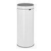 Кош за смет Brabantia Touch Bin New 30L White-megahome.bg