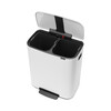 Кош за смет Brabantia Bo Pedal 2x30L  White-megahome.bg