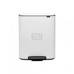 Кош за смет Brabantia Bo Pedal 2x30L White Кош за смет Brabantia Bo Pedal 2x30L White