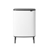 Кош за смет Brabantia Bo Touch Hi 2x30L White-megahome.bg