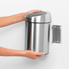 Кош за смет Brabantia Touch Bin 3L White-megahome.bg