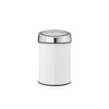 Кош за смет Brabantia Touch Bin 3L White-megahome.bg