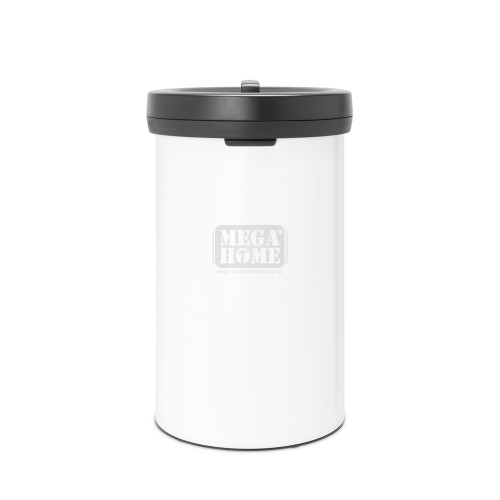 Кош за смет Brabantia Big Bin 60L White-Dark Grey с капак