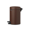 Кош за смет с педал Brabantia NewIcon Mineral Cosy Brown-megahome.bg