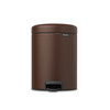 Кош за смет с педал Brabantia NewIcon Mineral Cosy Brown-megahome.bg