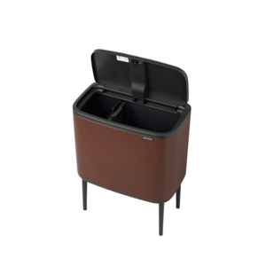 Кош за смет Brabantia Bo Touch 11+23L, Mineral Cosy Brown