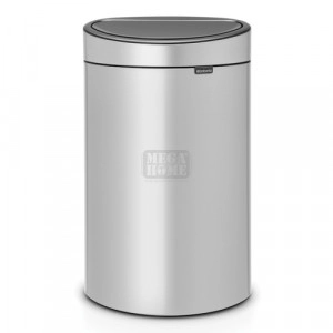 Кош за смет Brabantia Touch Bin New 40L, Metallic Grey Кош за смет Brabantia Touch Bin New 40L, Metallic Grey