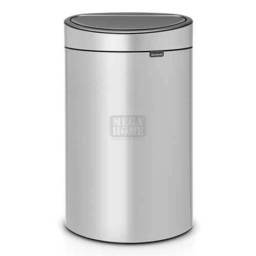 Кош за смет Brabantia Touch Bin New 40L, Metallic Grey