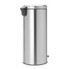 Кош за смет с педал Brabantia NewIcon 30L, Matt Steel-megahome.bg