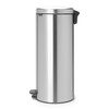 Кош за смет с педал Brabantia NewIcon 30L, Matt Steel-megahome.bg