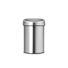 Кош за смет Brabantia Touch Bin 3L, Matt Steel-megahome.bg