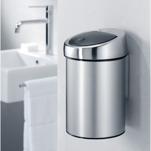 Кош за смет Brabantia Touch Bin 3L, Matt Steel