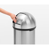 Кош за смет Brabantia Push 60L, Matt Steel-megahome.bg