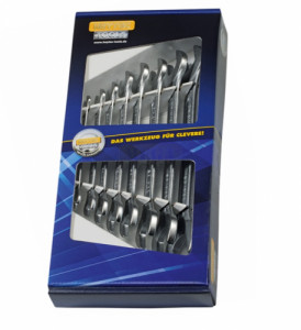 Комплект двустранни гаечни ключове Heytec 8 броя K 50800-8-M Комплект двустранни гаечни ключове Heytec 8 броя K 50800-8-M