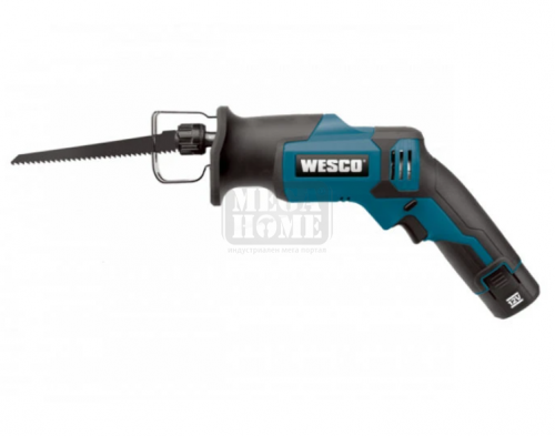 Акумулаторен саблен трион WESCO WS2535.9,12 V,13 мм, без батерия