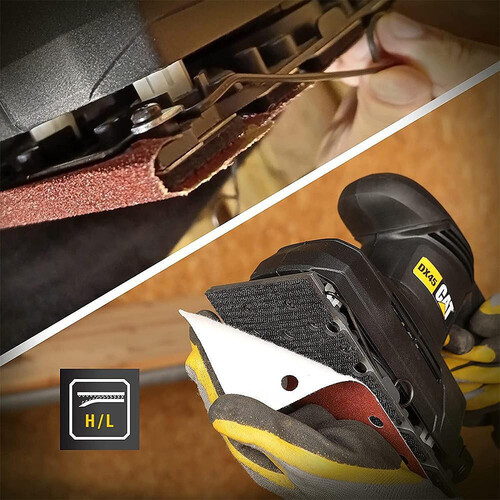 Електрически виброшлайф CAT DX45, 240 W, 90х187 мм