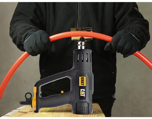 Пистолет за горещ въздух CAT DX87 2000 W,50-600, с 5 инструмета