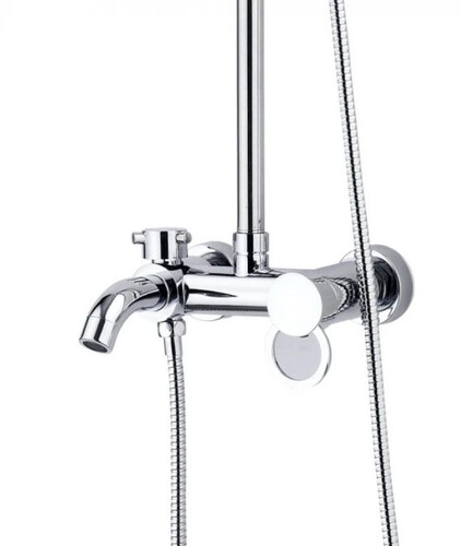 Тръбно окачване слушалка шлаух и смесител Cascada PL104HE-1