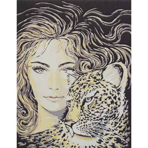 Комплект за рисуване по номера с платно 40х30 см, Модел 32