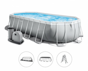 Басейн с филтърна помпа Intex Prism Frame Oval 26798NP Басейн с филтърна помпа Intex Prism Frame Oval 26798NP