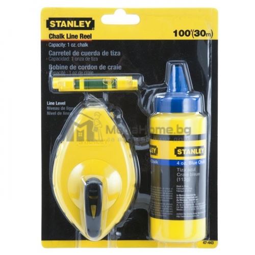 Зидарска чертилка Stanley 30 м комплект