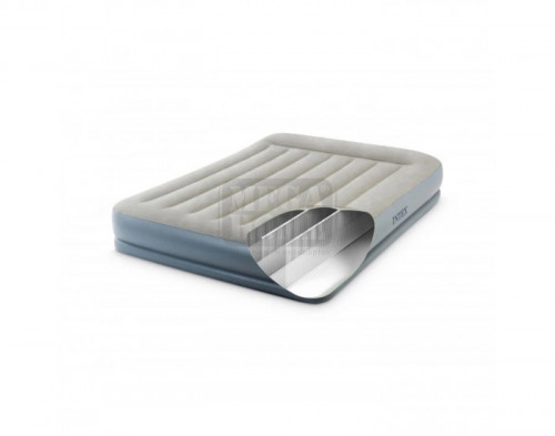 Надуваем дюшек Intex Pillow Rest Mid-Rise Airbed 64118NP