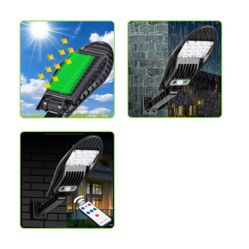 Индукционна соларна лампа ЕК-026A 100w