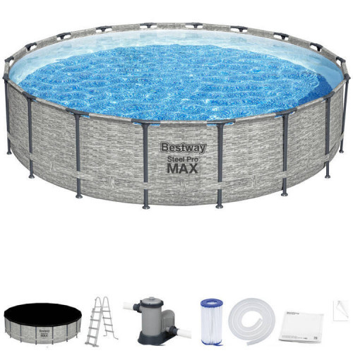 Сглобяем басейн Bestway Steel Pro Max 549х122 см