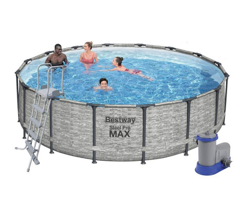 Сглобяем басейн Bestway Steel Pro Max 488x122 см