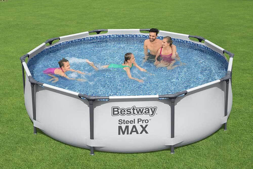 Сглобяем басейн Bestway Steel Pro Max 305х76 см