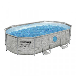 Сглобяем басейн Bestway Power Steel Swim vista 488х305x107 см Сглобяем басейн Bestway Power Steel Swim vista 488х305x107 см