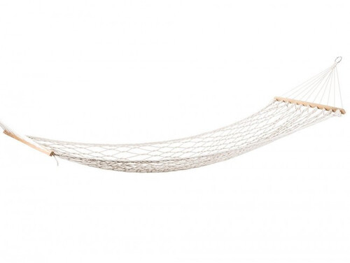 Мрежест градински хамак с рамка 200x100 см