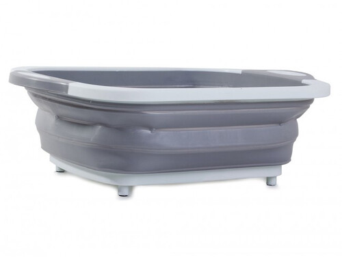 Сгъваема силиконова купа с отцедител и дъска за рязане 2 в 1