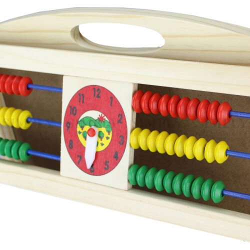 Магнитна дъска MAXIMA 88 см Двустранна с 55 букви на кирилица